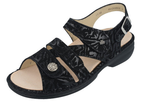 Finn Comfprt Gomera Sandal Black Delizia