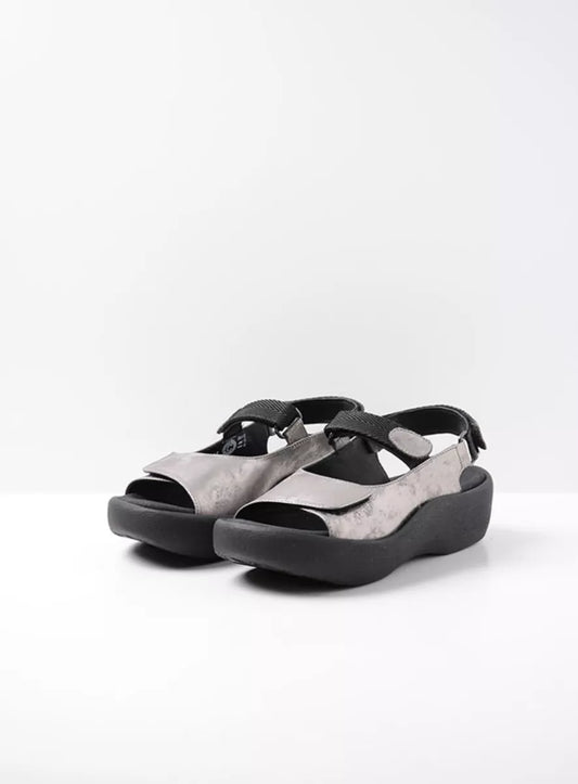 Wolky JEWEL Sandal Gray Nubuck