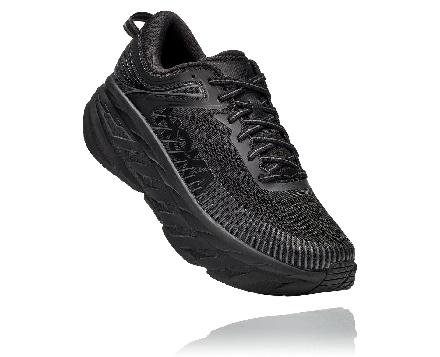 Men's Hoka Bondi 7 Black 1110518-BBLC