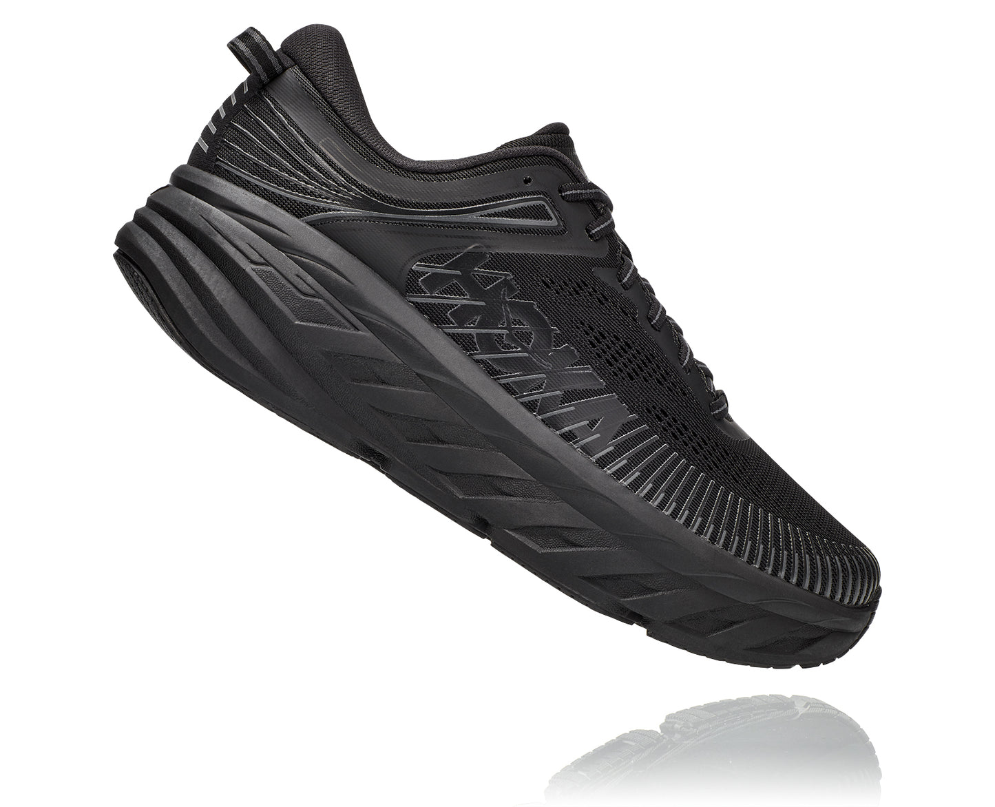 Men's Hoka Bondi 7 Black 1110518-BBLC