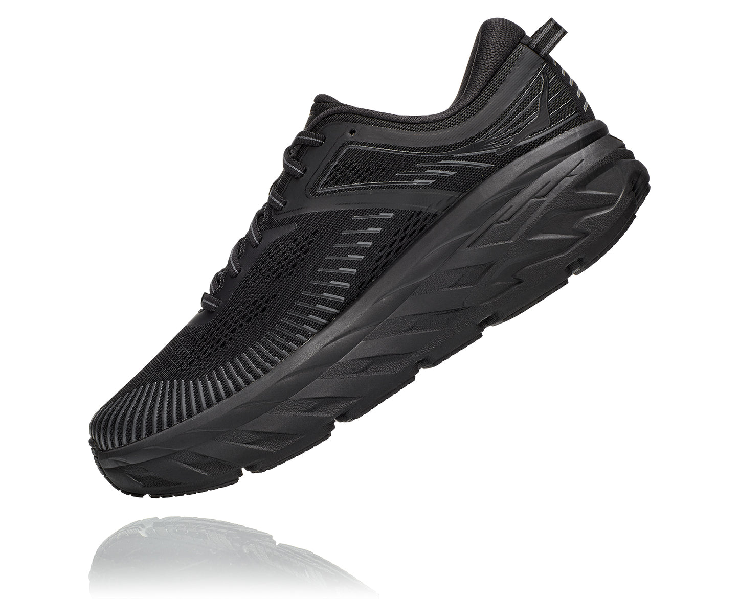 Men's Hoka Bondi 7 Black 1110518-BBLC