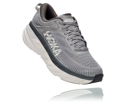 Men's Hoka Bondi 7 Grey 1110518-WDDS
