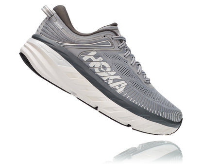 Men's Hoka Bondi 7 Grey 1110518-WDDS