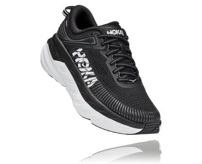 Women's Hoka Bondi 7 Black/White 1110519-BWHT
