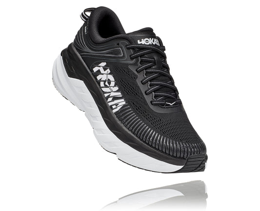Women's Hoka Bondi 7 Black/White 1110519-BWHT