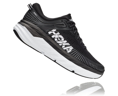 Women's Hoka Bondi 7 Black/White 1110519-BWHT