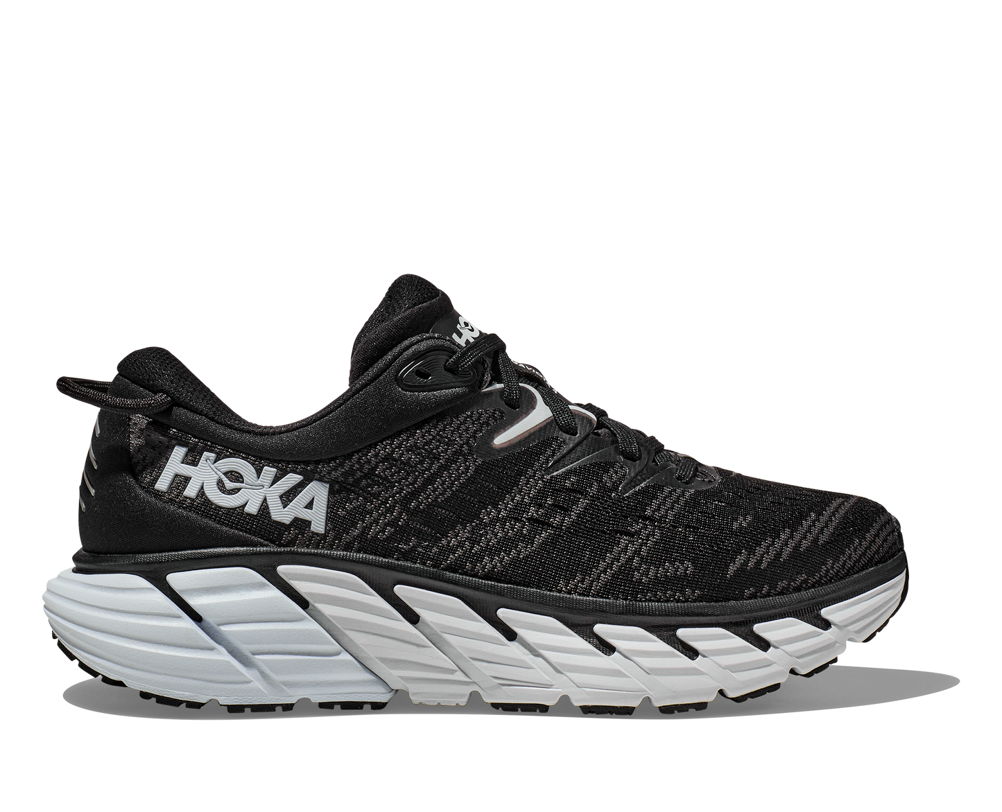 Men's Hoka Gaviota 4 Wide Black/White 1123200/BWHT