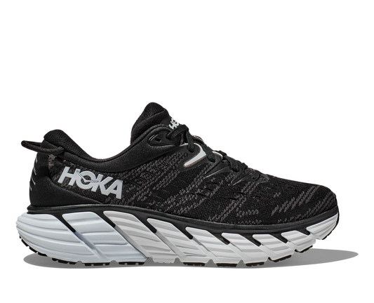 Men's Hoka Gaviota 4 Wide Black/White 1123200/BWHT
