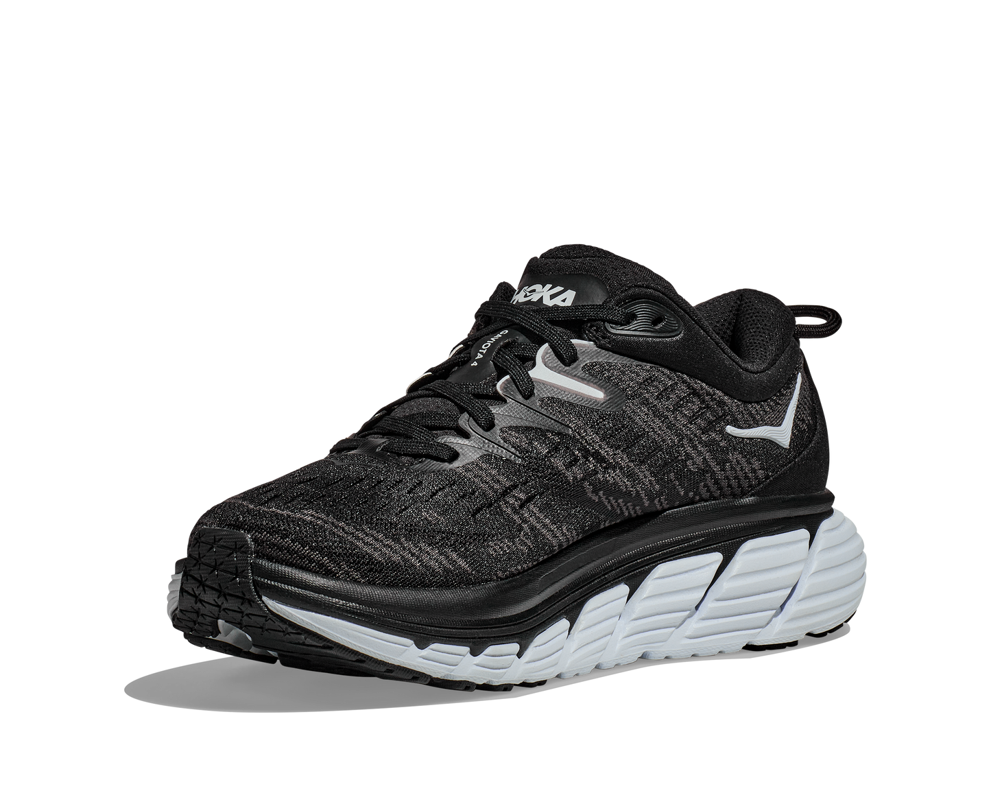 Men's Hoka Gaviota 4 Wide Black/White 1123200/BWHT