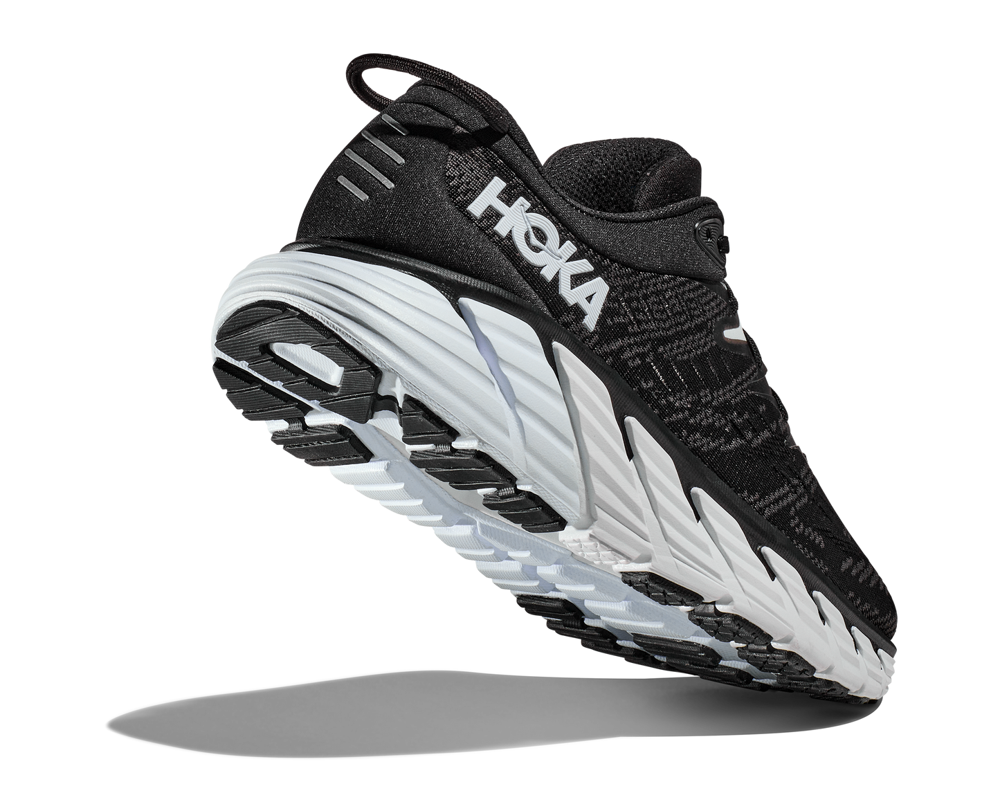 Men's Hoka Gaviota 4 Wide Black/White 1123200/BWHT