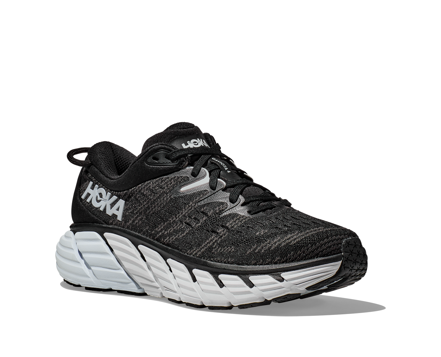 Men's Hoka Gaviota 4 Wide Black/White 1123200/BWHT