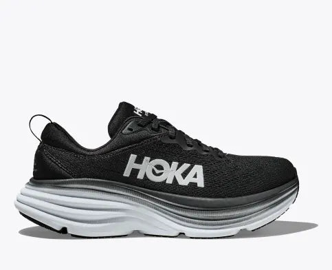 Men's Hoka Bondi 8 Black/White 1123202/BWHT
