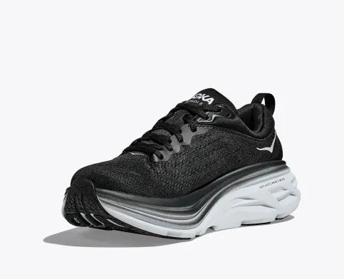Men's Hoka Bondi 8 Black/White 1123202/BWHT