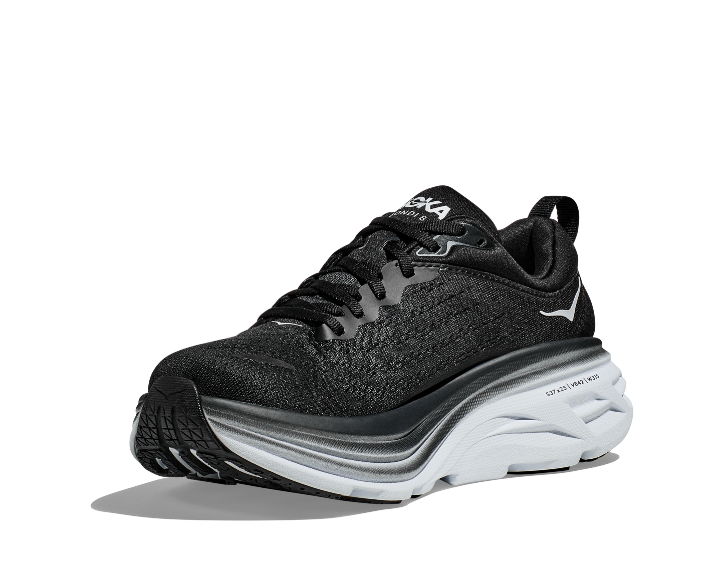 Women's Hoka Bondi 7 Black/White 1110519-BWHT