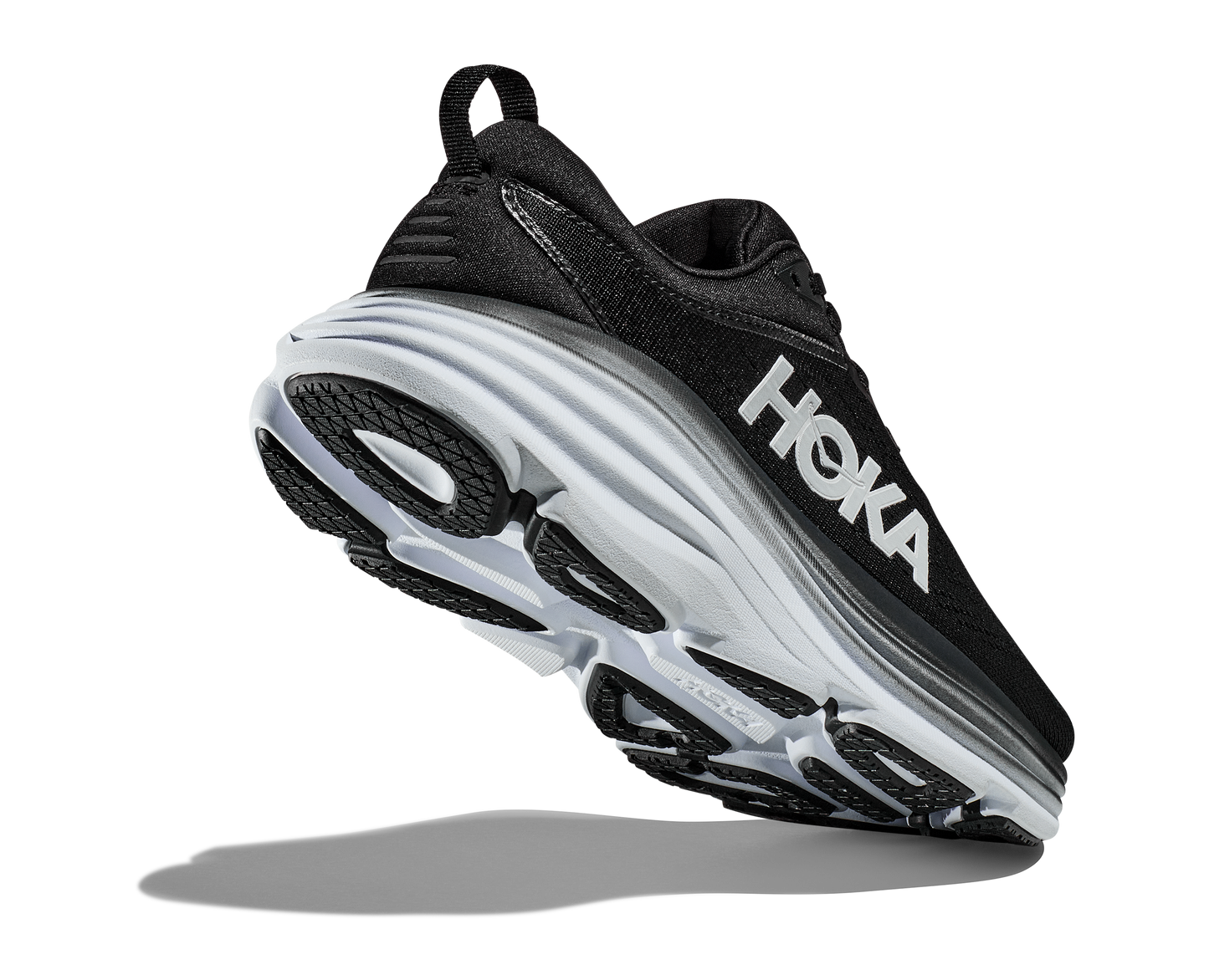 Women's Hoka Bondi 7 Black/White 1110519-BWHT