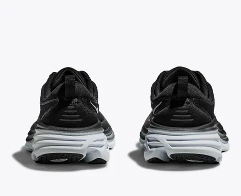 Men's Hoka Bondi 8 Black/White 1123202/BWHT