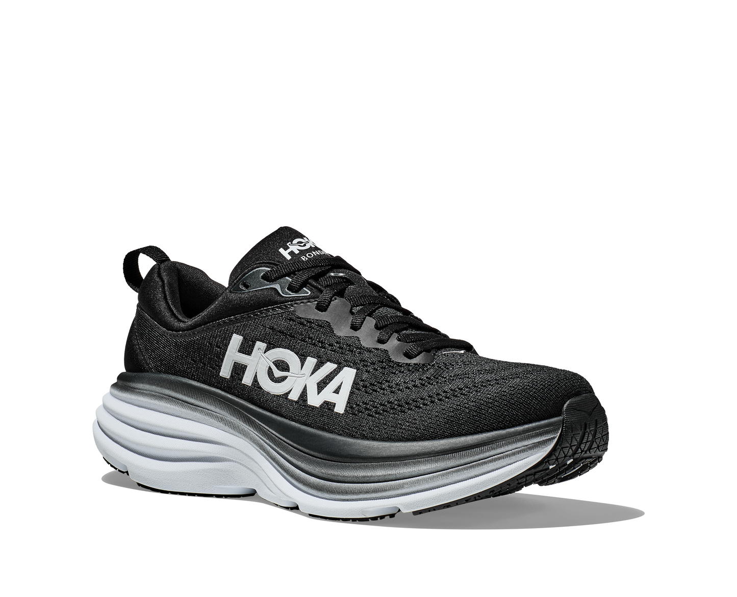 Women's Hoka Bondi 7 Black/White 1110519-BWHT
