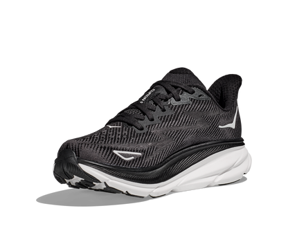 Men's Hoka Clifton 9 Black/White 1127895/BWHT
