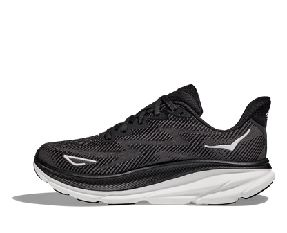 Men's Hoka Clifton 9 Black/White 1127895/BWHT