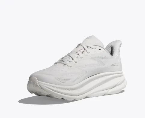Women's Hoka Clifton 9 white / white
