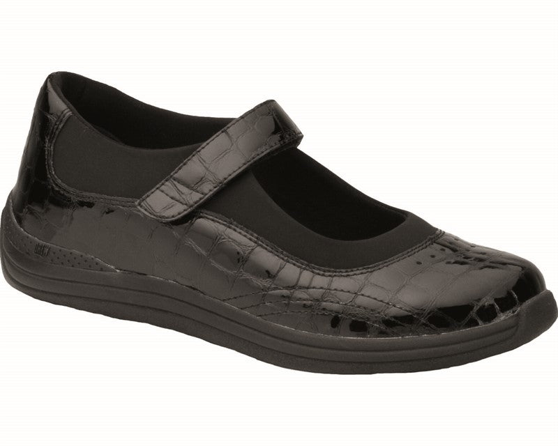 Women's Drew Rose 14375-1P Black Croc