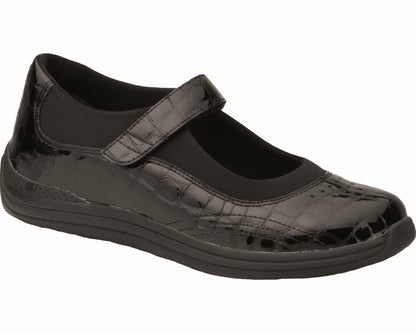 Women's Drew Rose 14375-1P Black Croc