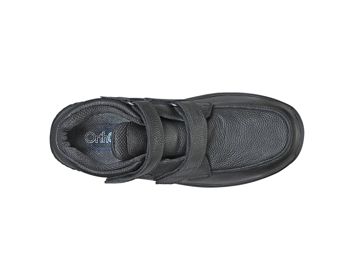 Men's Orthofeet Glacier George Velcro Strap Boots Black
