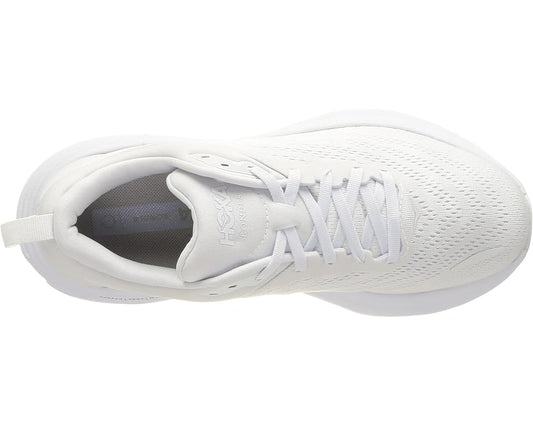 Women's Hoka Bondi 8 White/White