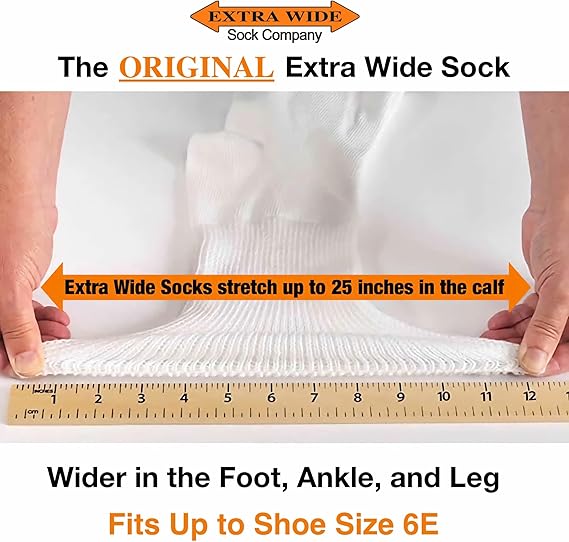 Extra Wide Medical Socks