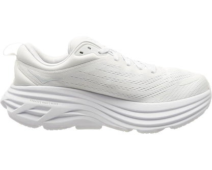 Women's Hoka Bondi 8 White/White