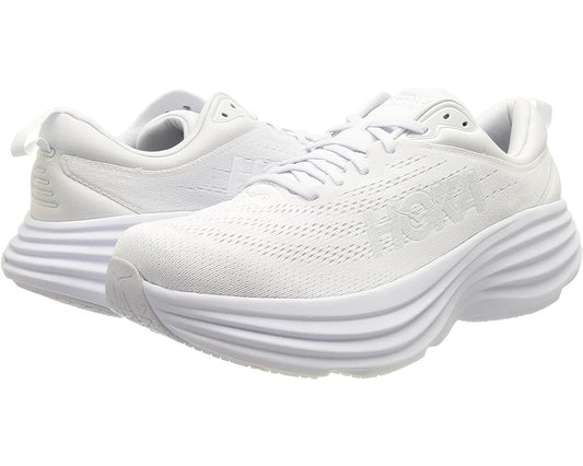 Women's Hoka Bondi 8 White/White