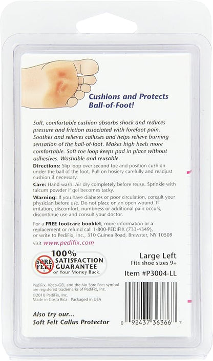 PediFix Visco-Gel Metatarsal Pad with Toe Loop 3006