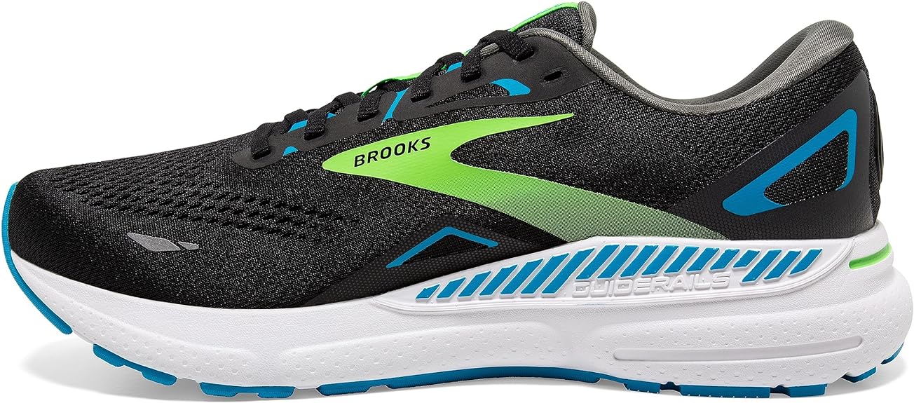 Men's Brooks Adrenaline GTS 23 Black/Hawaiian Ocean/ Green