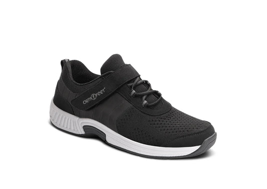 Women's Orthofeet  Joelle 831 Black/White Sole