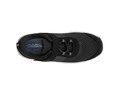 Women's Orthofeet  Joelle 831 Black/White Sole