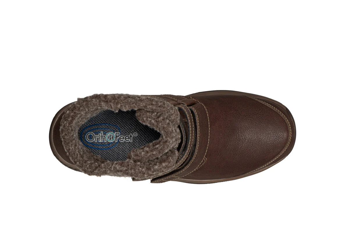 Women's Orthofeet Florence Waterproof Boot Brown