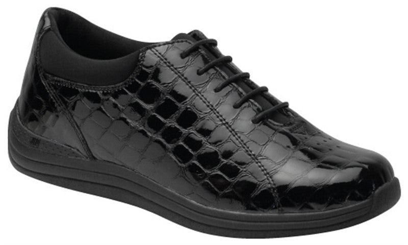 Women's Drew Tulip 10202-1P Black Croc