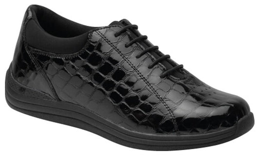 Women's Drew Tulip 10202-1P Black Croc
