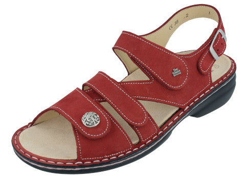 Finn Comfprt Gomera Sandal Chili Nubuck