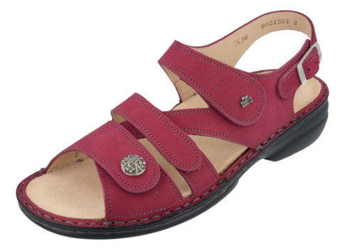 Finn Comfprt Gomera Sandal Raspberry Nubuck