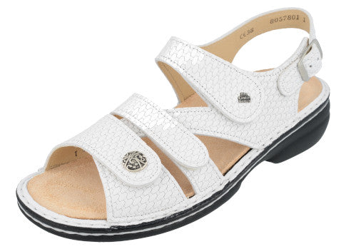 Finn Comfprt Gomera Sandal Weiss Lotus