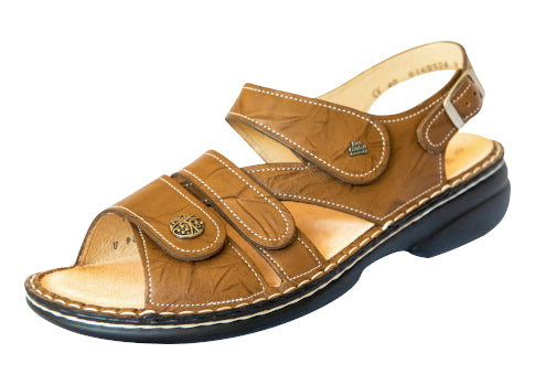 Finn Comfprt Gomera Sandal Cumin Plisseelight
