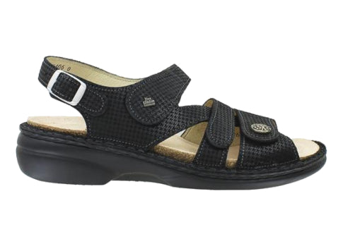 Finn Comfprt Gomera Sandal Nero Hardy