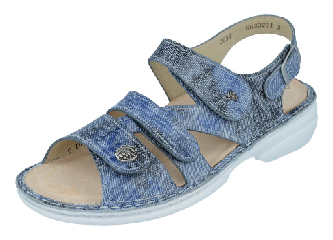 Finn Comfprt Gomera Sandal Jeans (Denim) Hippie
