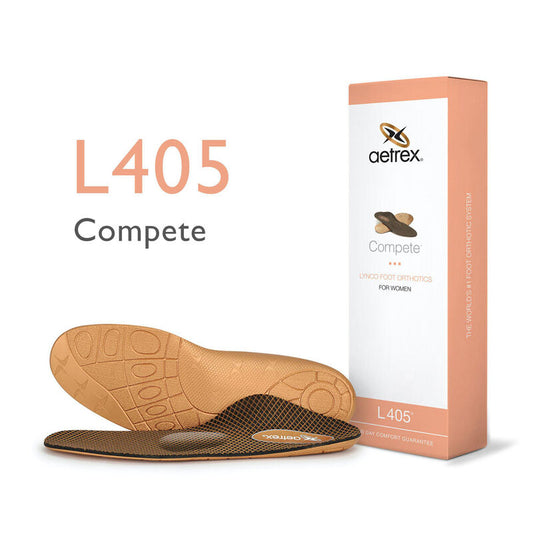 Women's Aetrex L405 Compete Orthotics W/ Metatarsal Support
