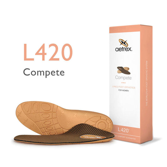 Women's Aetrex L420 Compete Posted Heel Orthotics