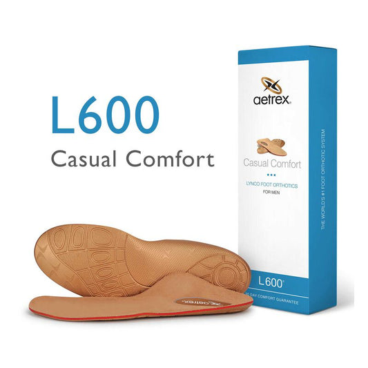 Men’s Aetrex L600 Casual Orthotics - Insole For Everyday Shoes