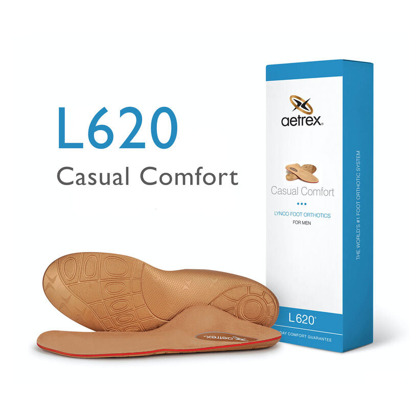 Men’s Aetrex L620 Casual Comfort Posted Orthotics