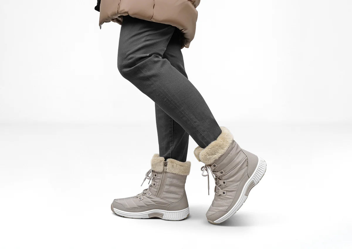 Women's Orthofeet Alps Waterproof Boot Beige