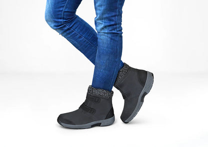 Women's Orthofeet Florence Waterproof Boot Black